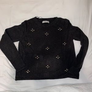 Beaded Zara knit sweater